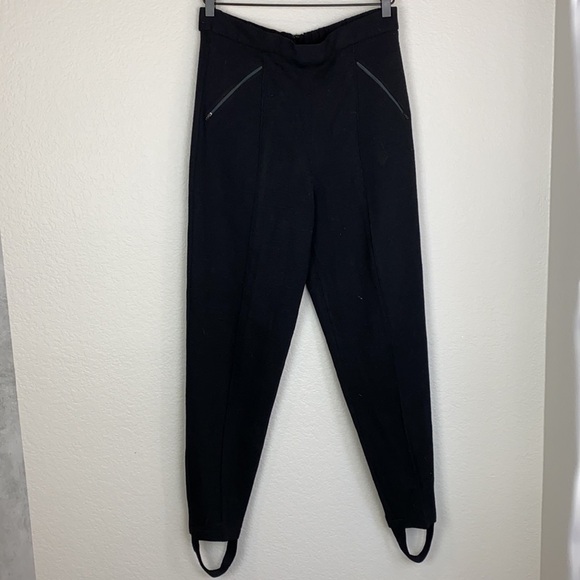 Vintage Eleanor P Brenner wool stirrup pants - Picture 2 of 8